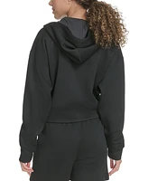 Starter Women's Geo Jacquard Cropped Full-Zip Hoodie
