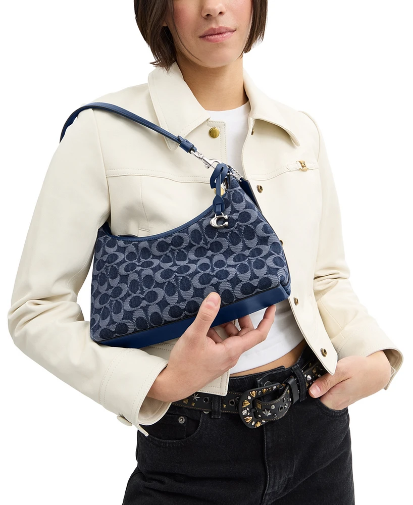 Coach Juliet Small Shoulder Bag 25 in Signature Denim