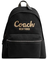 Coach Canvas Cargo Medium Backpack