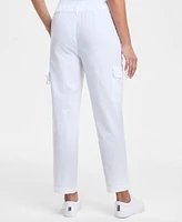 Nautica Jeans Women's Seersucker Utility Pants