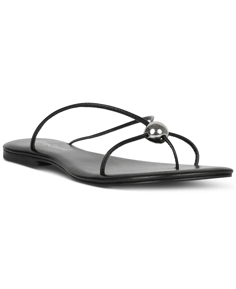Jeffrey Campbell Cherished Dome-Stud Strappy Flat Sandals