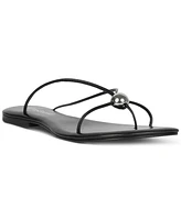 Jeffrey Campbell Cherished Dome-Stud Strappy Flat Sandals