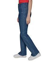Karl Lagerfeld Paris Women's Nautical Sparkle-Button Jeans