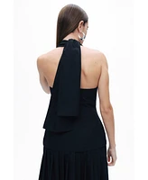 Nocturne Women's Halter Neck Maxi Dress