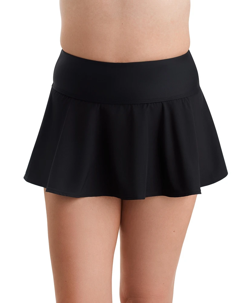 ShapeSolver Sport by Mimi Flamingo Flirt Skirt Swim Bottoms