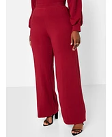 Rebdolls Women's No Exceptions Cotton Wide Leg Pants