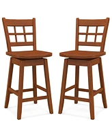 Counter Height Bar Stools Set of 2 Stylish & Comfortable Chairs for Kitchen or Home