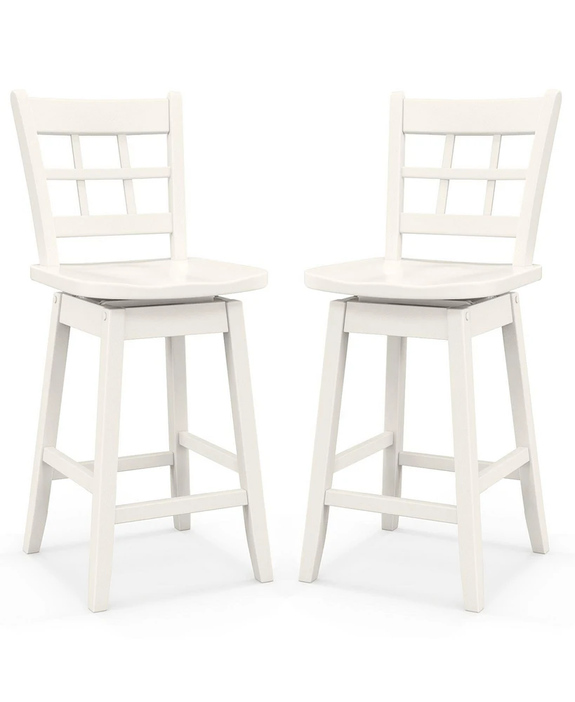 Counter Height Bar Stools Set of 2 Stylish & Comfortable Chairs for Kitchen or Home