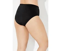 Swimsuits for All Plus Chlorine Resistant Full Coverage Brief