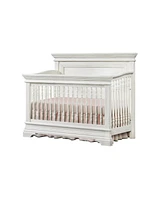 Westwood Design Olivia Traditional Wood Convertible Crib in Brushed White