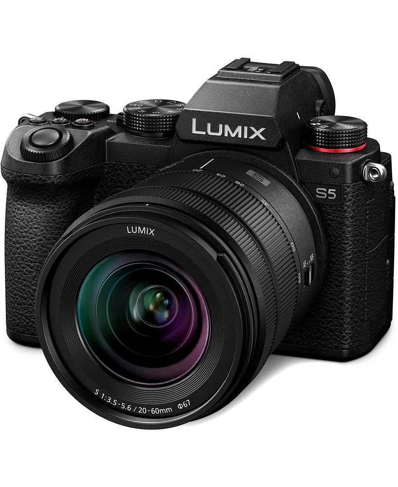 Panasonic Lumix Dc-S5 Mirrorless Camera with Lumix S 20-60mm f/3.5-5.6 L-Mount Lens