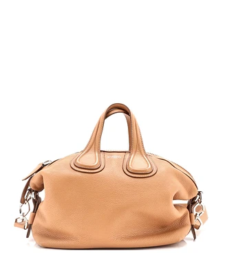 Pre-Owned Givenchy Nightingale Satchel Waxed Leather