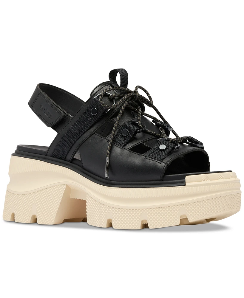 Sorel Women's Rein Laced Platform Sandals