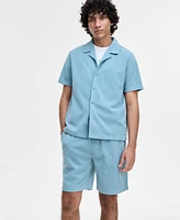 Guess Men's Baron Textured Knit Shirt