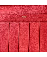 Pre-Owned Hermes Long Bearn Wallet Chevre Mysore