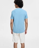 Guess Men's World Stamp Logo Graphic T-Shirt