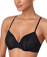 Dkny Women's Lace Deco Unlined Underwire Bra DK7552