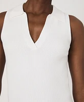 French Connection Women's Cotton Mozza V-Neck Sleeveless Sweater