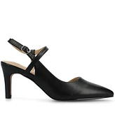 Journee Collection Women's Scipio Pointed Toe Pumps