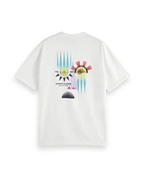 Scotch & Soda Men's Front and Back Artwork T-Shirt