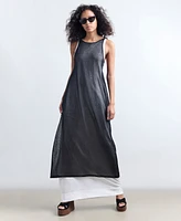 Kenneth Cole Women's Double-Layer Midi Tank Dress