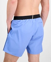 Boss by Hugo Men's Logo 6" Swim Trunks, Created for Macy's
