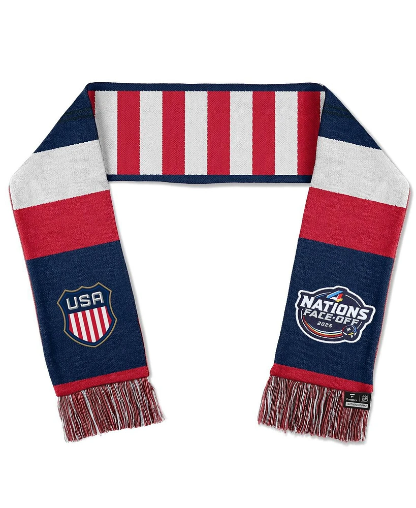 Fanatics Men's Usa 2025 4 Nations Face-Off Team Scarf