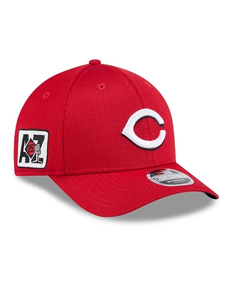 New Era Men's Red Cincinnati Reds 2025 Spring Training 9FORTY Adjustable Hat