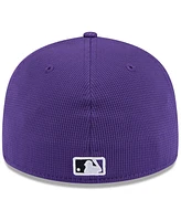 New Era Men's Purple Colorado Rockies 2025 Spring Training Low Profile 59FIFTY Fitted Hat