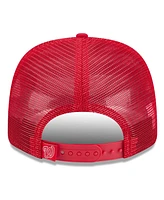 New Era Men's Red Washington Nationals 2025 Spring Training 9SEVENTY Stretch-snap Trucker Hat