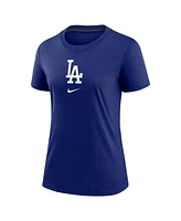 Nike Women's Royal Los Angeles Dodgers Authentic Collection Early Work Tri-Blend T-Shirt