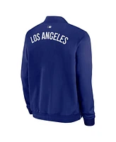 Nike Men's Royal Los Angeles Dodgers Authentic Collection Dugout Full-Zip Bomber Jacket