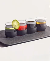 Villeroy & Boch Manufacture Rock Tasting Shot Glasses, Set of 5