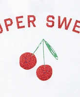 First Impressions Baby Girls Super Sweet Cherry Graphic T-Shirt, Exclusively at Macy's