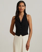 Lauren Ralph Women's Two-Tone Crepe Sleeveless Gown