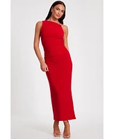 Quiz Women's Ity Ruched Waist Maxi Dress