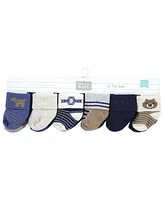 Hudson Baby Cotton Rich Baby Terry Socks -Pack, Bear