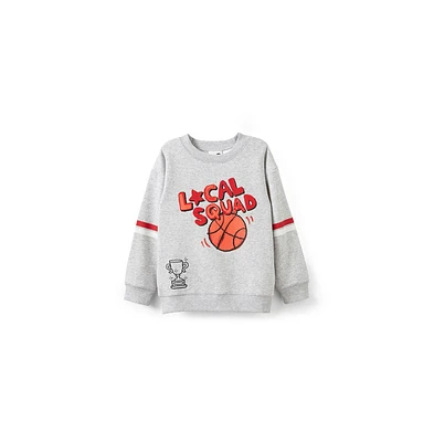 Cotton On Little/Big Boy's License Felix Fleece Crew Neck