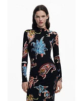 Desigual Women's Dress designed by Mr. Christian Lacroix