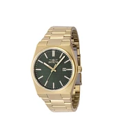 Invicta Men's Speedway Quartz 3 Hand Green Dial Watch