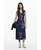 Desigual Women's Collina Strada satin floral dress