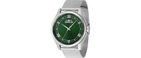 Invicta Men's Watch - Celestial Quartz Green Dial Silver Tone Mesh Bracelet | 48482