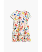 Desigual Girls's Ruffled print dress