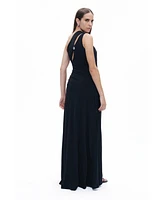 Nocturne Women's One Shoulder Maxi Dress