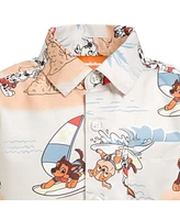 Paw Patrol Matching Family Hawaiian Button Down Dress Shirt