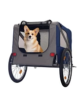 Dog Bike Trailer, Bicycle Carrier for Medium and Small Sized Dogs