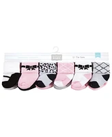 Hudson Baby Cotton Rich Terry Socks -Pack, Bows