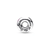 Pandora Cubic Zirconia Sparkling Sprinkled Donut Charm