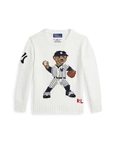 Polo Ralph Lauren Toddler and Little Boys Yankees Bear Sweater