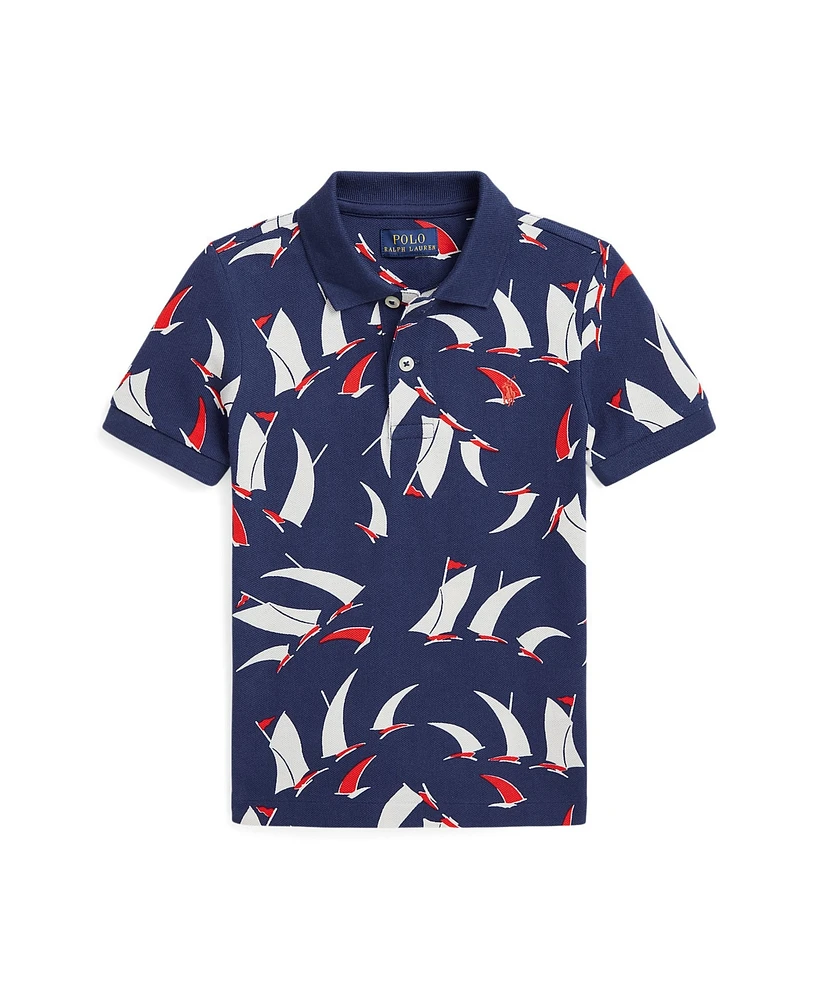 Polo Ralph Lauren Toddler and Little Boys Sailboat-Print Shirt
